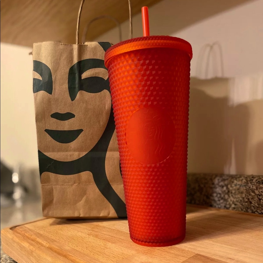 Starbucks 2020 soft matte red tumbler